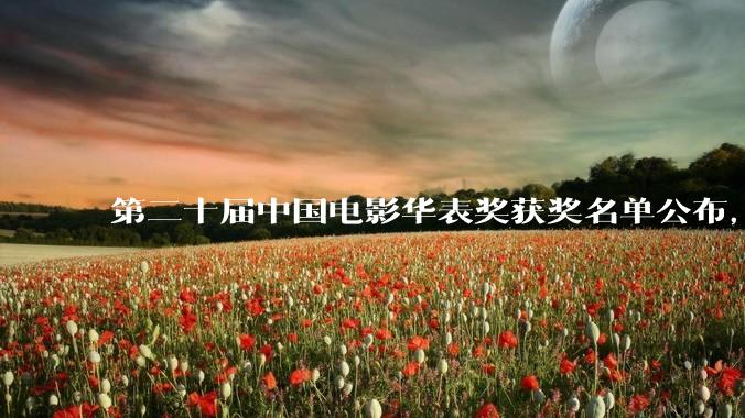 第二十届中国电影华表奖获奖名单公布，张译、惠英红分获影帝影后，郭帆获优秀导演，你对各奖项归属满意吗？